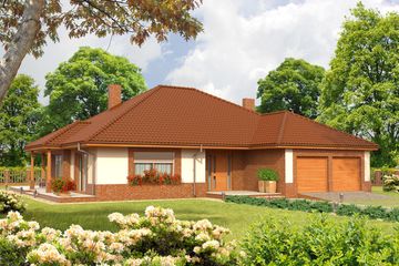  Projekt domu Mariusz G2 (WRC1783) - projekt domu parterowego - Zdjęcie 1