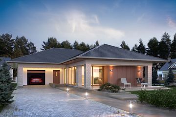  Projekt domu Kreo (BSE1040) - projekt domu parterowego - Zdjęcie 1