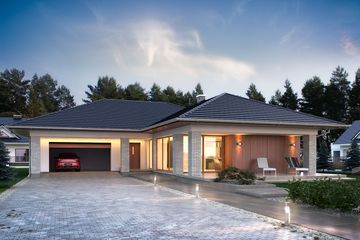  Projekt domu Kreo 2 (BSE1041) - projekt domu parterowego - Zdjęcie 1