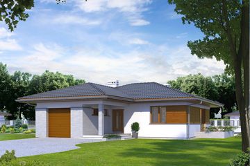  Projekt domu Aries (BSA1715) - projekt domu parterowego - Zdjęcie 1