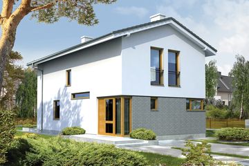  Projekt domu Mika (WRC1785) - projekt domu z pełnym piętrem - Zdjęcie 1