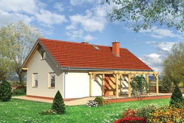  Projekt domu Maluch Bis (953) (KRD1746) - projekt domu parterowego - Zdjęcie 1