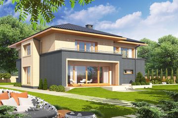  Projekt domu Lorenzo G2 (WRC2022) - projekt domu z pełnym piętrem - Zdjęcie 1