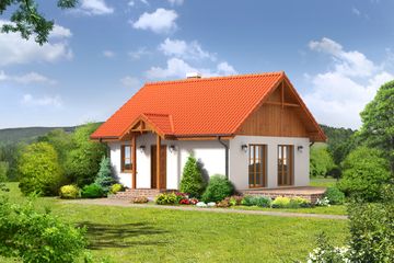  Projekt domu Zalas (KRP1231) - projekt domu parterowego - Zdjęcie 1