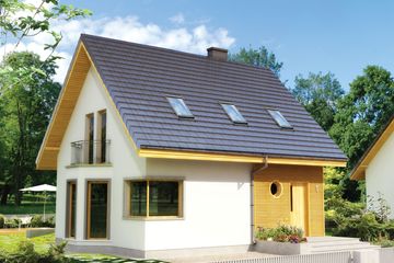  Projekt domu Syrenka (WRC1812) - projekt domu parterowego z poddaszem - Zdjęcie 1