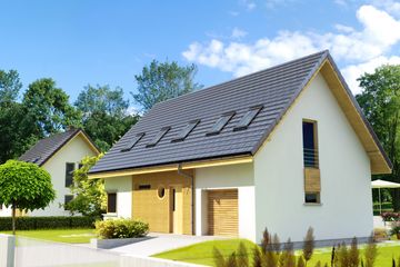  Projekt domu Syrenka G1 (WRC1813) - projekt domu parterowego z poddaszem - Zdjęcie 1