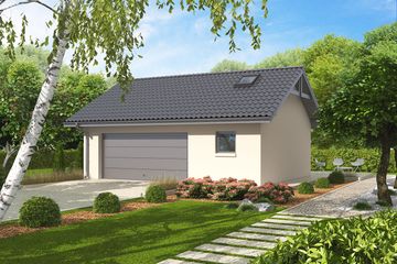  Projekt garażu G21 (WRC2032) - projekt garażu parterowego - Zdjęcie 1