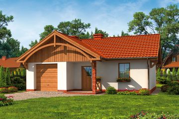  Projekt domu Luanda (SLN1275) - projekt domu parterowego - Zdjęcie 1
