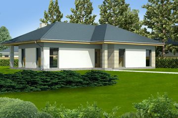  Projekt domu ND-2 (WOO1002) - projekt domu parterowego - Zdjęcie 1