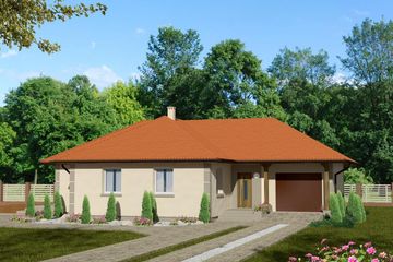  Projekt domu Domek Sosnowy (008 ET) (SLF1026) - projekt domu parterowego - Zdjęcie 1