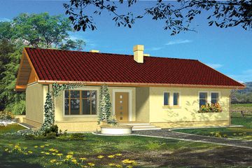  Projekt domu Koori (WRH1071) - projekt domu parterowego - Zdjęcie 1