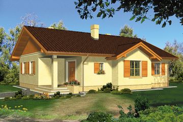  Projekt domu Octans (WRH1074) - projekt domu parterowego - Zdjęcie 1