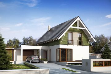  Projekt domu Teo (BSA1685) - projekt domu parterowego z poddaszem - Zdjęcie 1