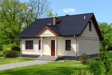  Projekt domu Tuluza LMB31 (WRB1152) - projekt domu parterowego - Zdjęcie 1