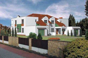  Projekt domu WB-3390 (KRA3683) - projekt domu parterowego z poddaszem - Zdjęcie 1