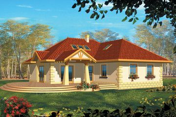  Projekt domu Lira II Plus (WRH1126) - projekt domu parterowego - Zdjęcie 1