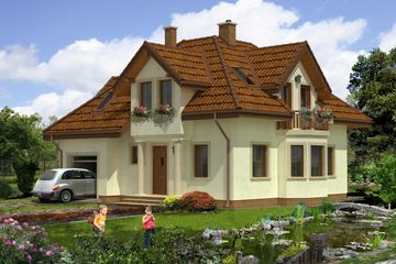  Projekt domu Orino (KRH1252) - projekt domu parterowego z poddaszem - Zdjęcie 1