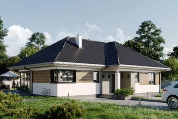  Projekt domu Kalina (1734) (KRD1101) - projekt domu parterowego - Zdjęcie 1