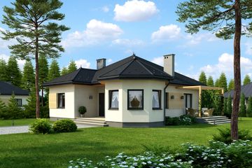  Projekt domu Campanilla (KRH1079) - projekt domu parterowego - Zdjęcie 1