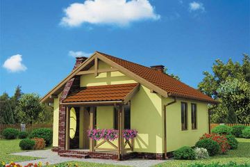  Projekt domu letniskowego Marmaris dom letniskowy (SLN1029) - projekt domu parterowego - Zdjęcie 1