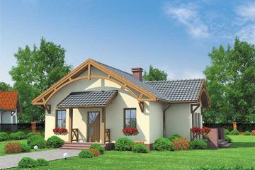  Projekt domu Barletta (SLN1037) - projekt domu parterowego - Zdjęcie 1