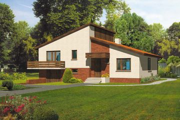  Projekt domu W-0119 (WAA1005) - projekt domu parterowego - Zdjęcie 1
