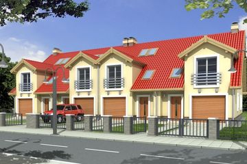  Projekt domu Hubert 1 - segment lewy (WRD1275) - projekt domu parterowego z poddaszem - Zdjęcie 1