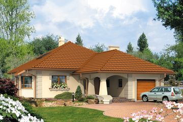  Projekt domu Beta (BSA1202) - projekt domu parterowego - Zdjęcie 1