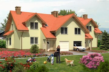  Projekt domu Cassano II (KRH1202) - projekt domu parterowego z poddaszem - Zdjęcie 1