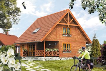  Projekt domu Manta dr-S (BSA1207) - projekt domu parterowego z poddaszem - Zdjęcie 1