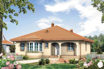  Projekt domu Zośka (BSA1215) - projekt domu parterowego - Zdjęcie 1