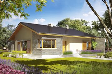  Projekt domu Bob II (WRC1902) - projekt domu parterowego - Zdjęcie 1