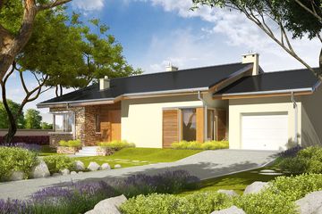  Projekt domu Bob II G1 (WRC1903) - projekt domu parterowego - Zdjęcie 1