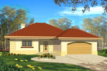  Projekt domu Plejada 2G (WRH1045) - projekt domu parterowego - Zdjęcie 1