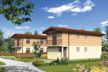  Projekt domu WB-0022 (KRA3581) - projekt domu z pełnym piętrem - Zdjęcie 1