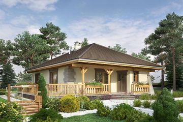  Projekt domu Julia (997) (KRD2221) - projekt domu parterowego - Zdjęcie 4