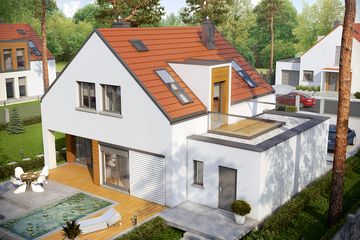  Projekt domu Pedro II G1 energo (WRC2438) - projekt domu parterowego z poddaszem - Zdjęcie 1