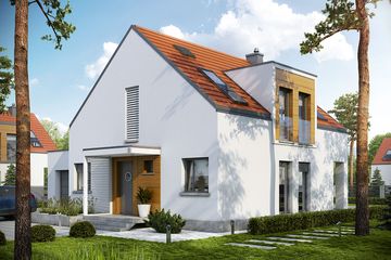  Projekt domu Pedro II G1 energo (WRC2438) - projekt domu parterowego z poddaszem - Zdjęcie 2