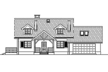  Projekt domu przy Bursztynowej (KRK1207) - projekt domu parterowego z poddaszem - Zdjęcie 1