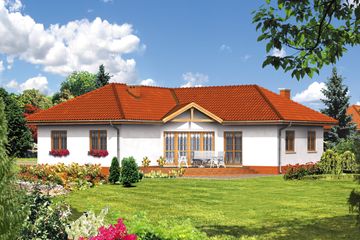  Projekt domu przy Hiacyntowej (KRK1140) - projekt domu parterowego - Zdjęcie 2