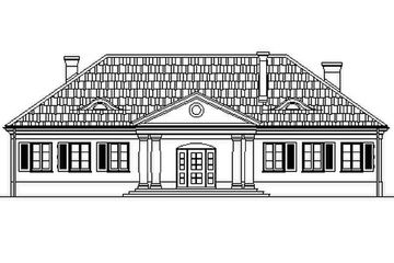  Projekt domu przy Jantarowej (KRK1209) - projekt domu parterowego - Zdjęcie 1