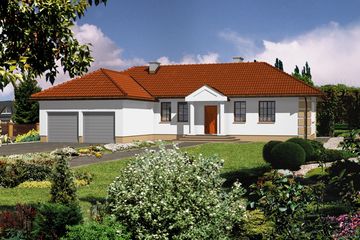  Projekt domu przy Kukułczej (KRK1098) - projekt domu parterowego - Zdjęcie 2