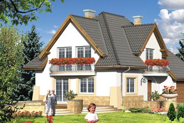  Projekt domu przy Słonecznikowej (KRK1160) - projekt domu parterowego z poddaszem - Zdjęcie 2