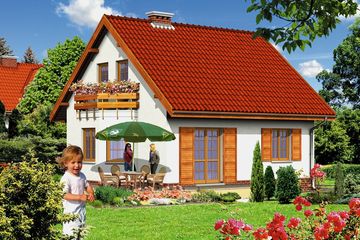  Projekt domu przy Źródlanej (KRK1072) - projekt domu parterowego z poddaszem - Zdjęcie 1