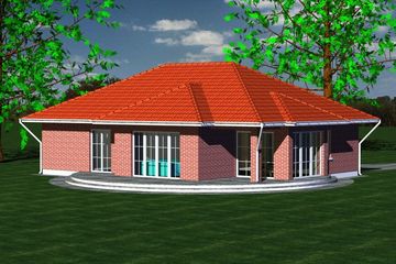  Projekt domu 102 (BBF1001) - projekt domu parterowego - Zdjęcie 2