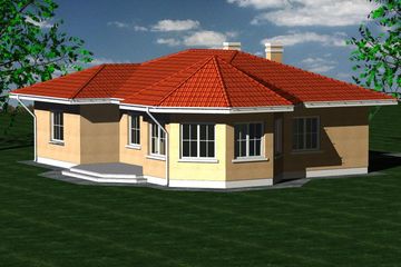  Projekt domu 110 (BBF1009) - projekt domu parterowego - Zdjęcie 2