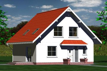  Projekt domu 237 (BBF1049) - projekt domu parterowego z poddaszem - Zdjęcie 2