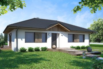  Projekt domu w Luizjanie 3 (KRN1050) - projekt domu parterowego - Zdjęcie 1