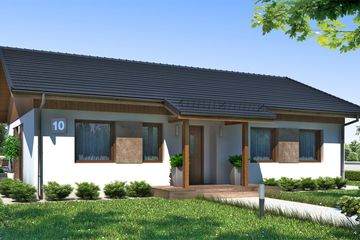  Projekt domu w Luizjanie 4 (KRN1051) - projekt domu parterowego - Zdjęcie 1