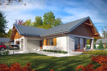  Projekt domu Arte (BSE1048) - projekt domu parterowego - Zdjęcie 1